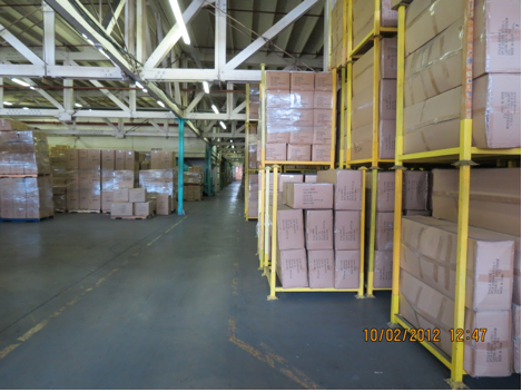 Industrial Hygiene example image from a warehouse