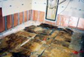 Remediation of Floor Areas in MRI Room
