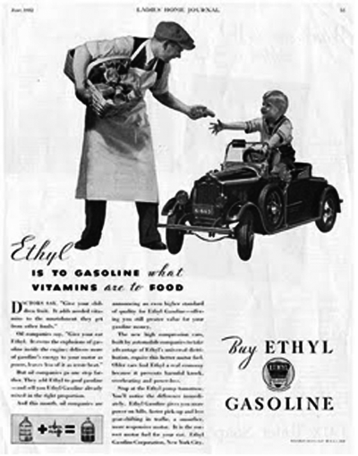 Eythyl Gasoline Company Advertisement