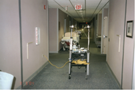 Testing outside hallway of NICU